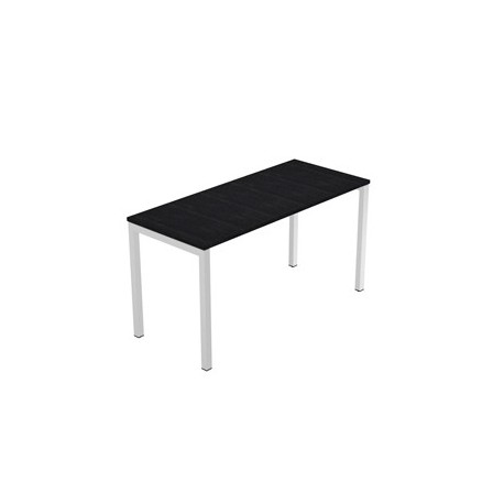 Scrivania Easy Plus smartw. 140x60x72,5cm nero venato frassino