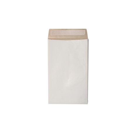 100 Sacchetti bianchi antistrappo Secursac 25x35x4cm A4 130gr