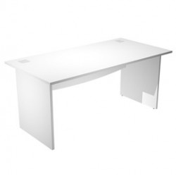 Scrivania operativa fianchi melaminico 140x80cm H73cm bianco AgorA' Basic