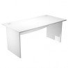 Scrivania operativa fianchi melaminico 140x80cm H73cm bianco AgorA' Basic