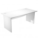 Scrivania operativa fianchi melaminico 160x80cm H73cm bianco AgorA' Basic