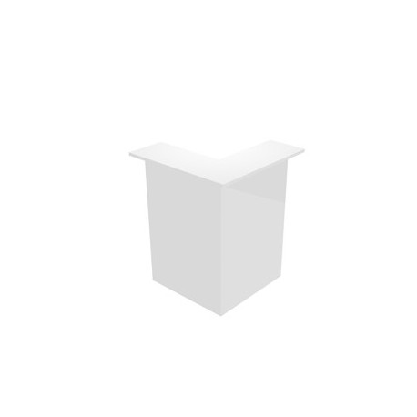MODULO RECEPTION 90° 76x76x117cm BIANCO/BIANCO - PRESTIGE