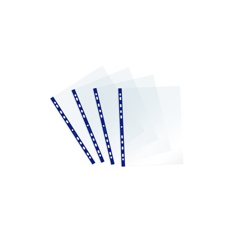 25 Buste forate c/ banda blu Sprint 22X30cm Favorit