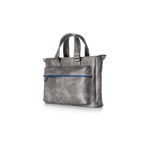 Borsa Unisex Bluegate dim. 39x29x13cm grigio INTEMPO
