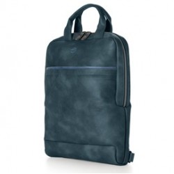 Zaino slim Bluegate dim.28x38x10cm blu INTEMPO