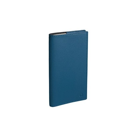 Agenda Planing Planital c/spirale 8,8x17cm Soho blu acciaio 2024 Quo Vadis