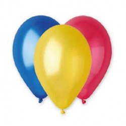 Busta 16 palloncini Ø26cm metal assortiti Big Party