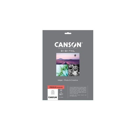 Carta InkJet PREMIUM A4 20fg 255gr HightGloss RC Canson