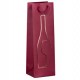 Shopper portabottglie c/manici in corda 12x37x9cm rosso Rex Sadoch