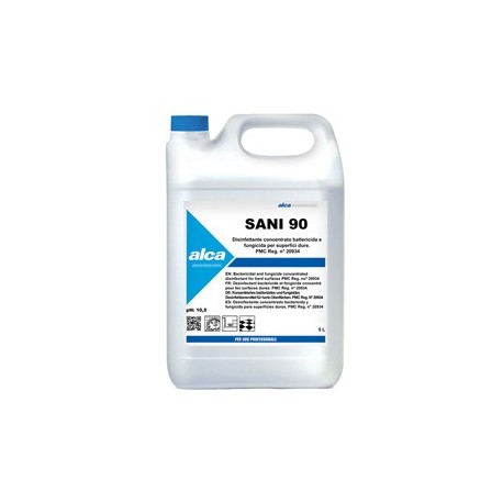 Disinfettante concentrato battericida e fungicida SANI90 Tanica 5Lt Alca