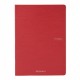 Maxiquaderno A4 38fg+2 90gr 1rigo EcoQua original PM rosso scuro Fabriano