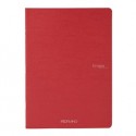 Maxiquaderno A4 38fg+2 90gr 1rigo EcoQua original PM rosso scuro Fabriano