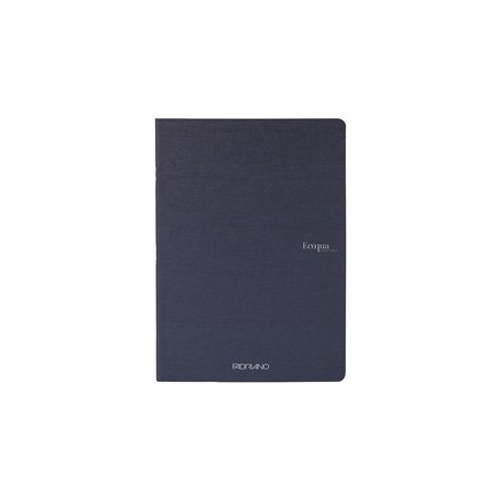 Maxiquaderno A4 38fg+2 90gr 1rigo EcoQua original PM blu scuro Fabriano