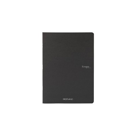 Maxiquaderno A4 38fg+2 90gr 1rigo EcoQua original PM nero Fabriano
