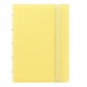 Notebook Pocket f.to 144x105mm a righe 56pag giallo limone similpelle Filofax