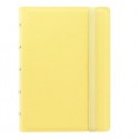 Notebook Pocket f.to 144x105mm a righe 56pag giallo limone similpelle Filofax