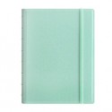Notebook f.to A5 a righe 56 pag. verde pastello similpelle Filofax
