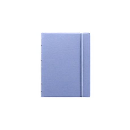 Notebook f.to A5 a righe 56 pag. blu pastello similpelle Filofax