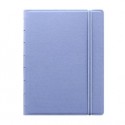 Notebook f.to A5 a righe 56 pag. blu pastello similpelle Filofax