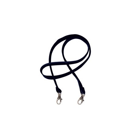 50 Cordoncino Pass M in raso nero lungh. 85cm Sei Rota