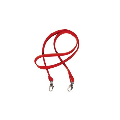 50 Cordoncino Pass M in raso rosso lungh. 85cm Sei Rota