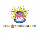 Festone in cartoncino 6mt Buon compleanno Torta Big Party