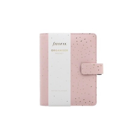 Organiser f.to Pocket 146x128x36mm c/cinturino Confetti rosa Filofax
