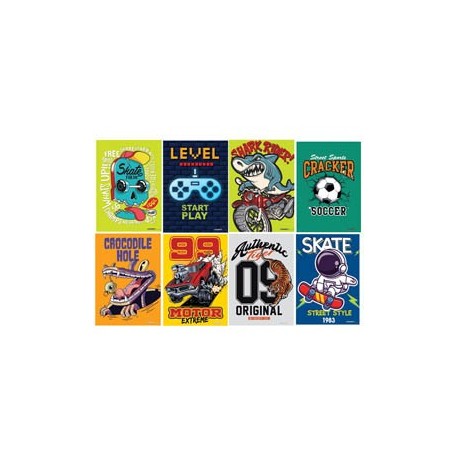 Maxiquaderno A4 20fg+1 80gr 1 rigo c/margine Kid Boy 2022 Blasetti