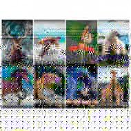 Maxiquaderno A4 20fg+1 80gr 1 rigo c/margine Animal 2022 Blasetti