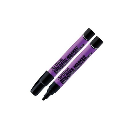 Marcatore permanente speciale per edilizia p. tonda 2,3mm nero artline