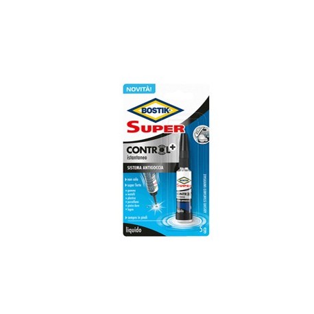 Colla istantanea universale Bostik Super Control 5g c/sistema antigoccia
