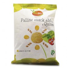 Palline snack di mais e quinoa 40gr Vivibio