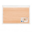 Sottomano Silva in pvc con stampa legno e copertura trasp. Antiriflesso Cep