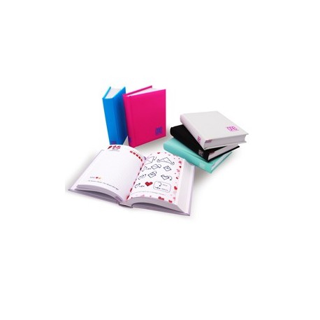 Diario femminile 12 mesi copertina soft touch in colori assortiti Blasetti