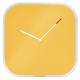 Orologio da parete silenzioso in vetro giallo Cosy Leitz