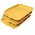 Kit tripla vaschetta portacorrispondenza giallo Cosy Leitz