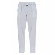 Pantaloni Pitagora in cotone Tg. L bianco