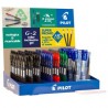 Expo 60pz roller G-2 + 30 refill in colori assortiti Pilot