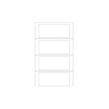 Scatola 400 etichette adesive in modulo 140x60mm TT951-2 per passaggi proprietA'