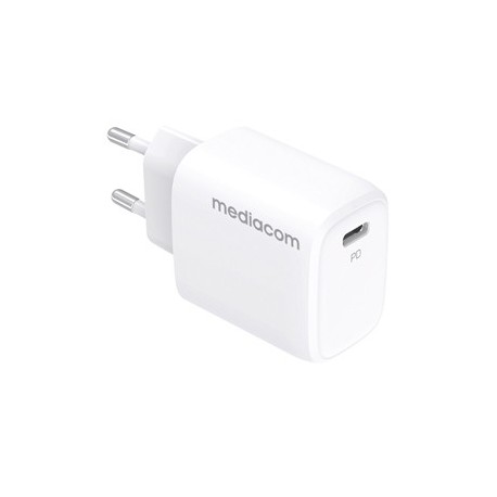 Caricatore da muro 20W porta USB Type-C Mediacom
