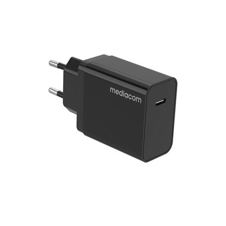 Caricatore da muro 30W porta USB Type-C Mediacom