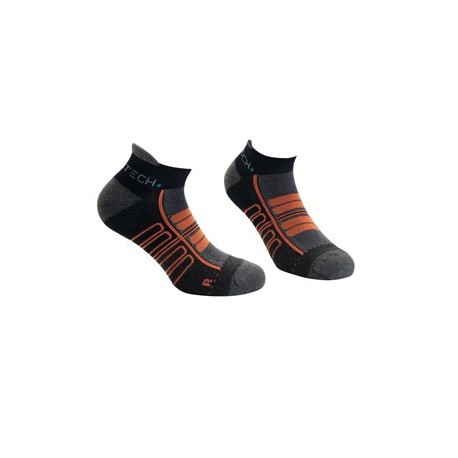 Pack 2 paia di calze fantasmino cervinia taglie 44-47 blu arancio
