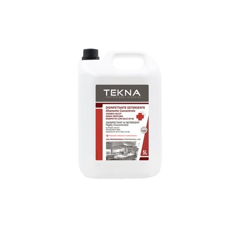 Disinfettante detergente per superfici super concentrato 5lt Tekna