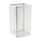 Cestino gettacarta 510 bianco listellato capacitA' Lt.35 A51001 Mar Plast