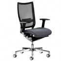 Poltrona semidirezionale Elite concept COT nero con braccioli regolabili