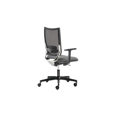 Poltrona semidirezionale Elite concept COTE grigio c/ bracc. regolabili