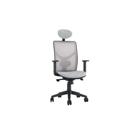 Seduta operativa Pentagon Y10 PENAPG grigio/grigio bracc.regolabili+poggiatesta