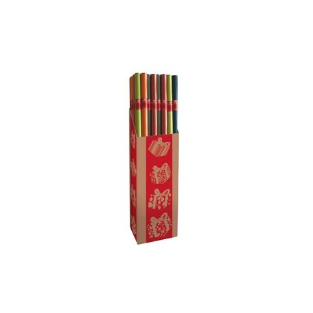 Rotolo carta regalo Ecocolor 3x1mt colori assortiti Sadoch