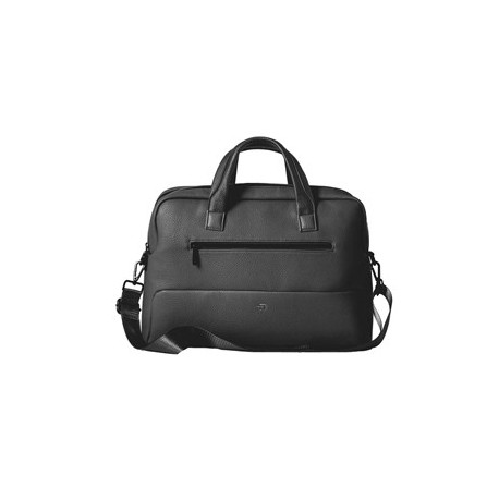 Borsa c/manici Gate Trended ecopelle dim. 41x30x15cm nero InTempo