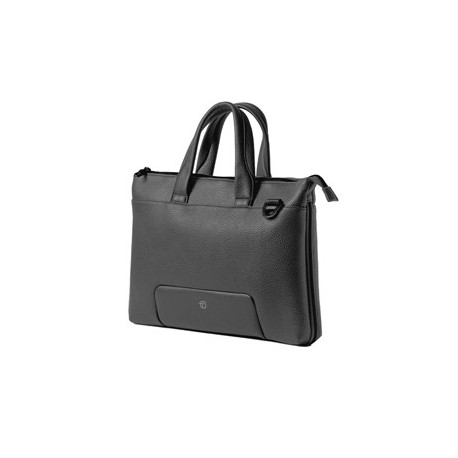 Borsa c/manici espandibile Gate Trended ecopelle dim.41x30x7cm nero InTempo